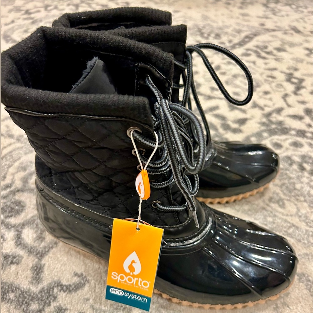 Sporto NWT Destiny waterproof weather boots. Size 9 - Picture 2 of 10